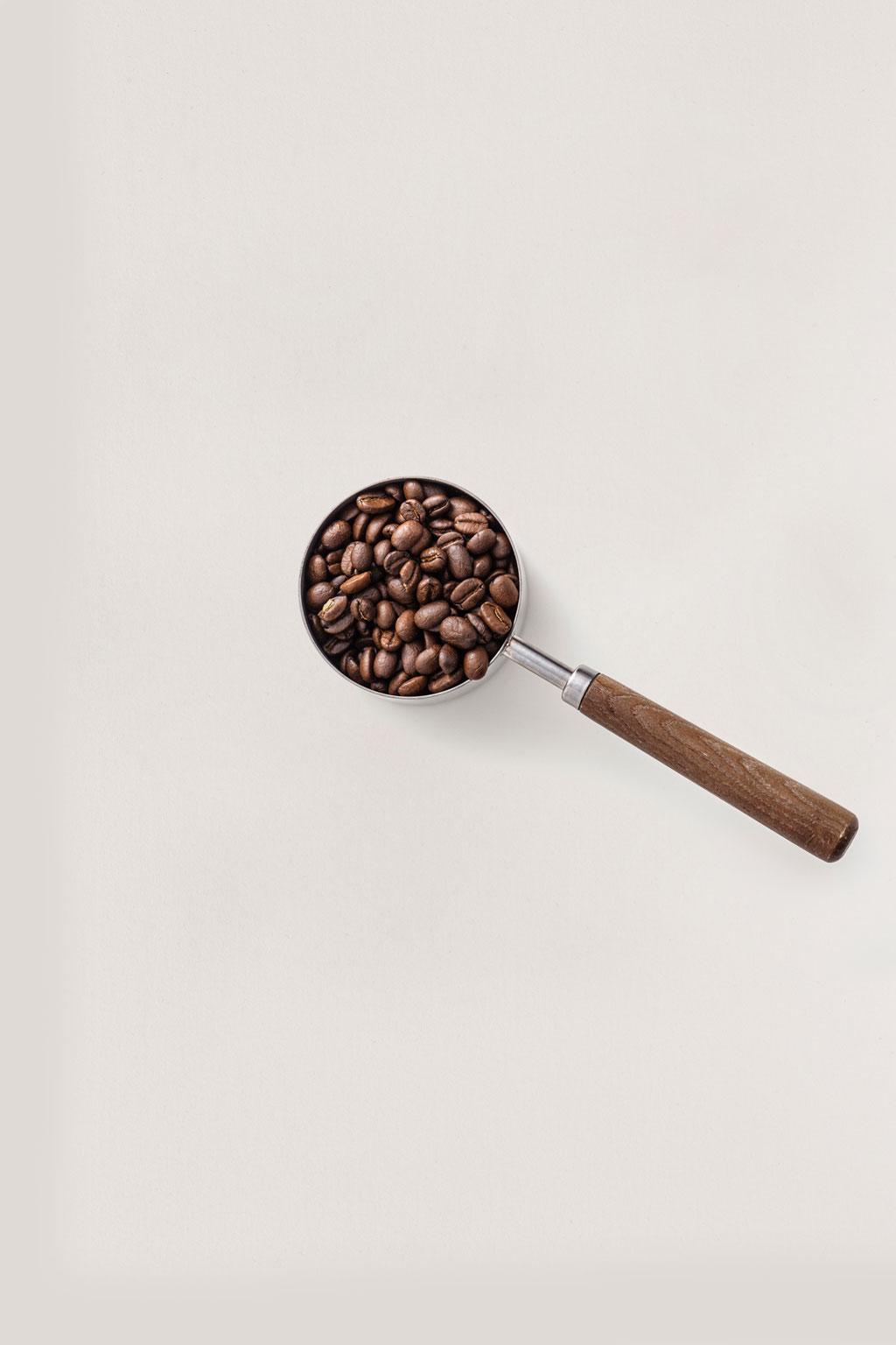 Café em grão e moído